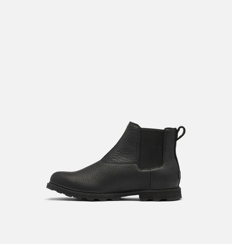 Mens Booties Black - Sorel Madson™ II Chelsea - 367948-UJB